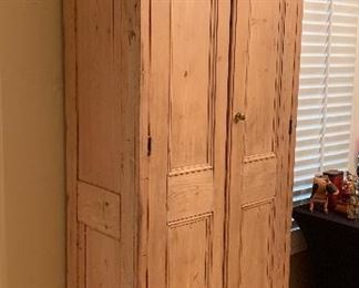 Rustic Slender Cabinet 84x34.5x18in HxWxD