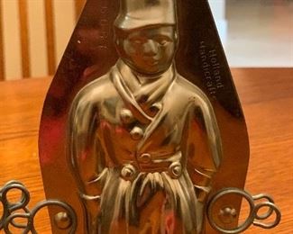 2pc Holland Handicrafts Chocolate Mold Boy & Girl 7in H