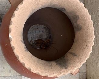AS-IS Huge Clay Pot 30 x 25 x 22 HxWxD