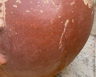 AS-IS Huge Clay Pot 30 x 25 x 22 HxWxD