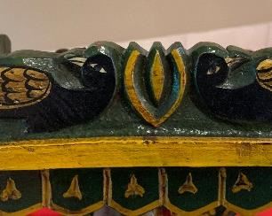 Hand Carved Folk Art Corbel	14x11.4x9in	HxWxD
