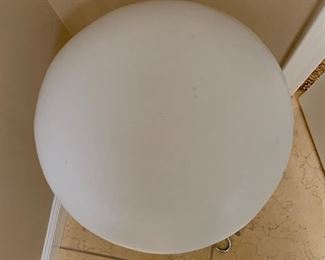Metal Wire Pedestal Vanity Seat 18in H x 13in Diameter