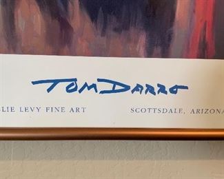 Tom Darro Cheyenne Mother and Child Gallery Poster Framed 26x33.5in