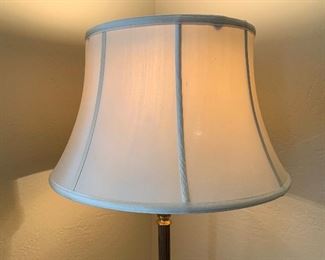 Brass And Marble Floor Lamp 62in H x 18in Diameter