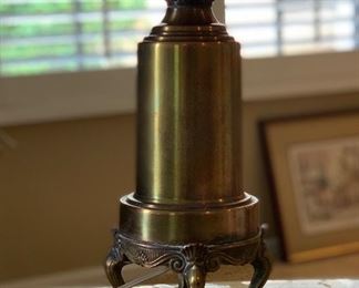 Antique Brass Lamp 28x14x10in HxWxD
