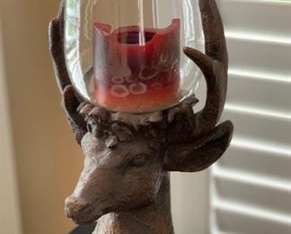 Resin Deer head Candle Holder