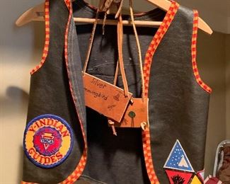 Vintage YMCA Y-Indian Guide Vest Kids