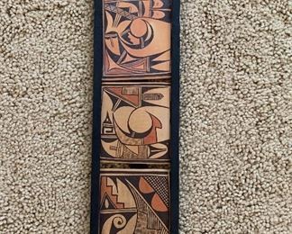 Native American Tile Wall Decor 42in Long x 5.5in W