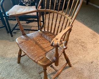 Barnard & Simonds Co. Solid wood chair 22in x 27in x 38in HxWxD