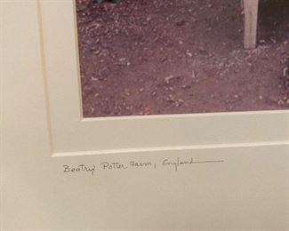 Alan klay beatrix potter farm signed & numbered photograph 25in. X 21in.