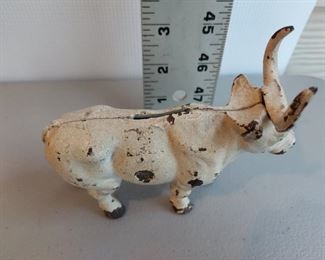 Cast Iron Bull Still Bank $50