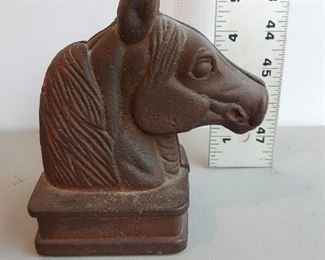 Cast Iron Horse Head Still Bank $40 (Marked Canada Forge)