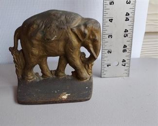 Cast iron elephant door stop $18