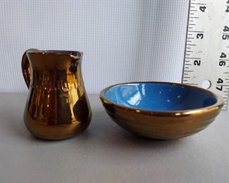 Lusterware Mini Pitcher/Wash Basin $8