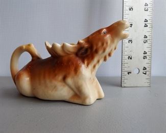 VINTAGE CERAMIC MOOSE ELK CREAMER PITCHER
$6