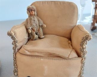 Close up of chair (monkey priced separately)