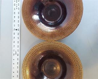 Hobnail bottomed decorative bowls Pair for $22