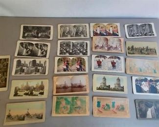 Stereograph with 22 cards $85 (Selection of cards)