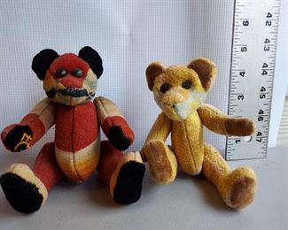 2 patch mini teddy bears
$40 (pair)