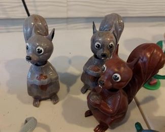 Squirrel Nodders - Reidal; Set of 3 $45