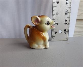 Mini deer pitcher 
$6