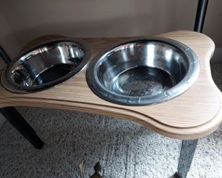 Raised Dog Bowls $15