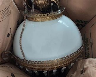 Globe chandelier $100