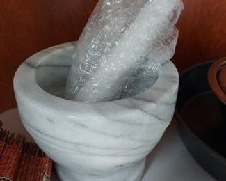 Mortar and pestle $20