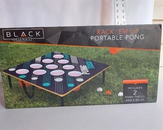 Portable beer pong table $10