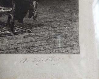 Signature on Vibert