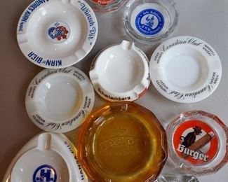 Lot of ashtrays $14