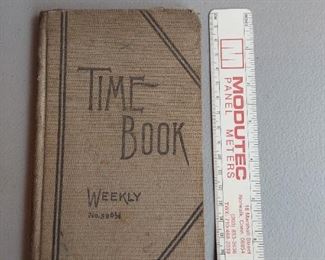 Weekly time ledger 1915 - $8