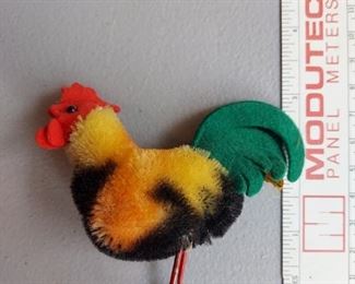 STEIFF'S SMALLEST, RARE, MOHAIR ROOSTER
No name tag
$38