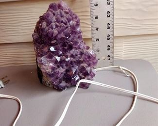 Amethyst lamp $14