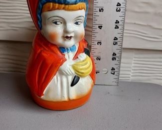 Vintage Hinode Pitcher - Woman w/Umbrella - $20