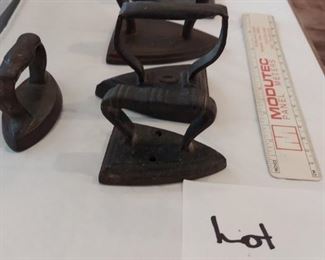 Mini Sad Irons Lot 7: 5 Piece $45