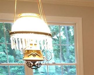 Globe chandelier $100