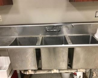 3 Compartment Sink