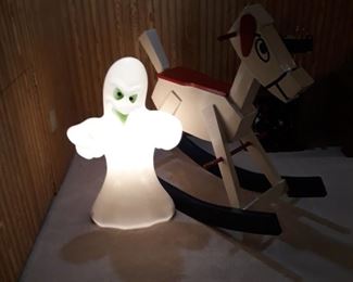 Blow mold , Halloween ghost , vintage