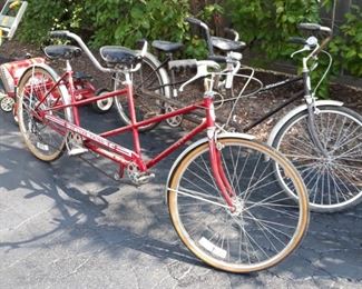 Schwinn  tandem bicycles