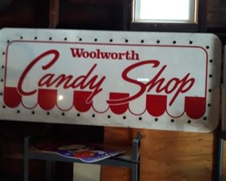 We have two of these large Woolworths  Candy Shop signs