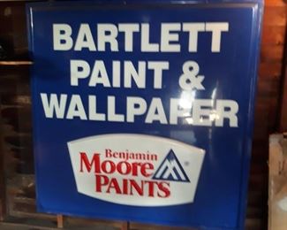 Large Benjamin Moore  Paints sign 