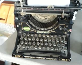 Vintage  Underwood typewriter  No. 5