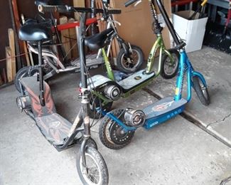 Electric  powered scooters