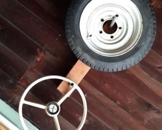 Trailer tire 5 lug
Boat steering wheel