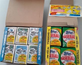 Vintage Baseball cards, un opened.  Topps,  full boxes 1987