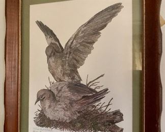 Signed and Numbered Original Art Aistin Artist Carol Munson 