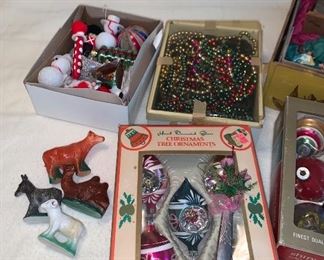 Vintage Christmas Ornaments 