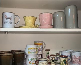 Motoware, McCoy Planters, Vintage Mugs, German Steins