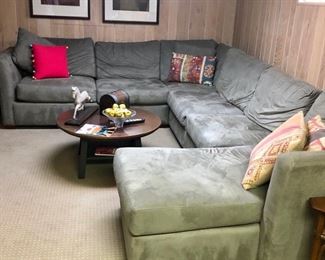 Gray sectional sofa 